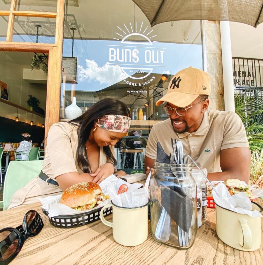 [PICS]: Boity Visits Maps’s Eatery!