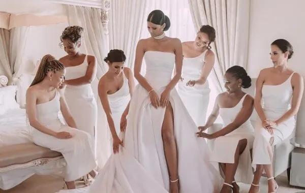 First Look Inside Former Miss SA, Tamaryn Green’s White Wedding