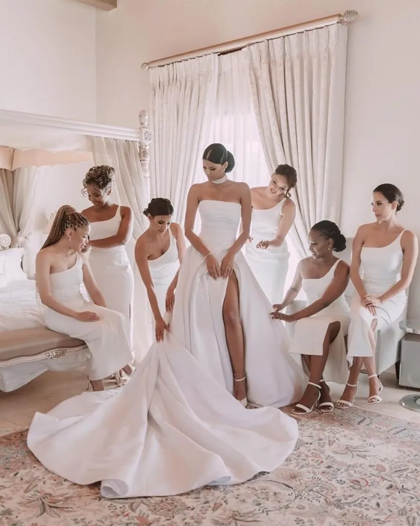First Look Inside Former Miss SA, Tamaryn Green’s White Wedding