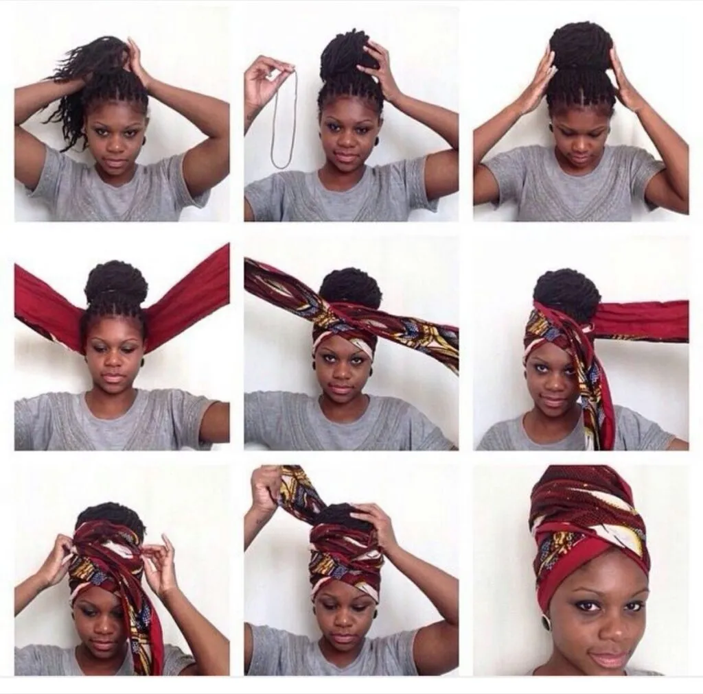 Tie it up well! The evolution of the doek