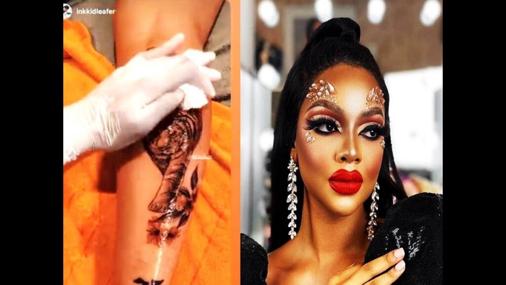 Mihlali Dragged Over Latest Tattoo