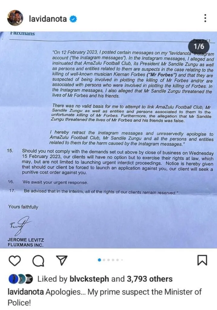 Nota Slapped With Lawsuit, Issues Apology
