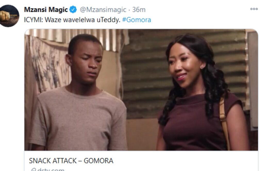 Mzansi Magic Slammed For Promoting Teddy’s Rape Storyline Negatively