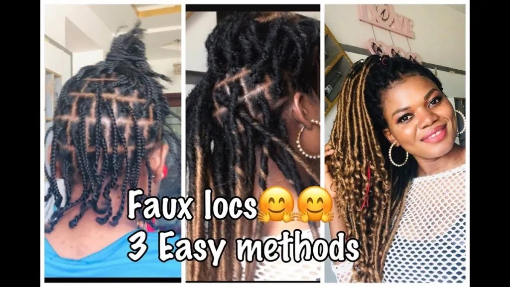 #ZAlebsBeauty – 5 different methods for attaching faux locs