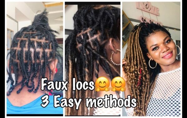 #ZAlebsBeauty – 5 different methods for attaching faux locs