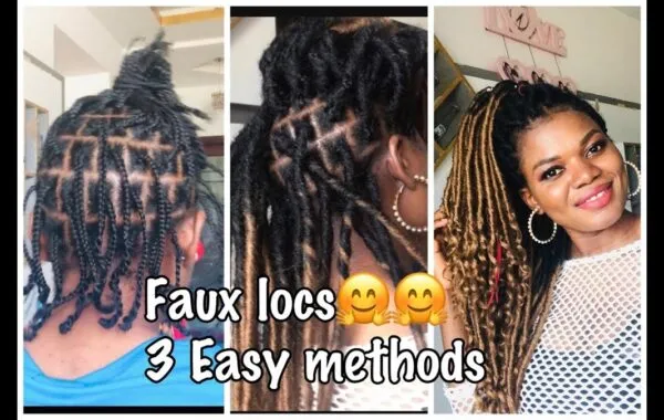 #ZAlebsBeauty – 5 different methods for attaching faux locs