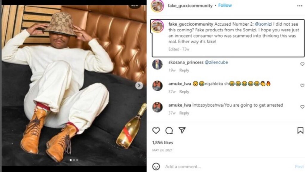 South African Celebrities Accused Of Wearing Fake Gucci