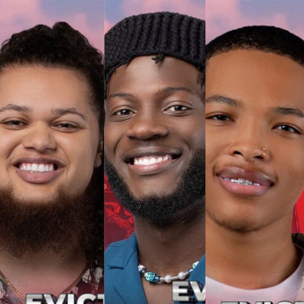 The #BBTitans Dream Ends For Justin, Blaqboi And Thabang As They Are Evicted From The House