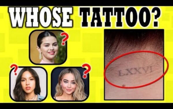 Guess the celeb tattoo