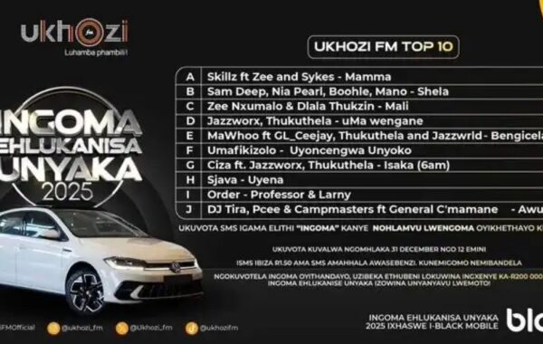 Ukhozi FM’s Top Ten Songs Of The Year Already Being Dragged