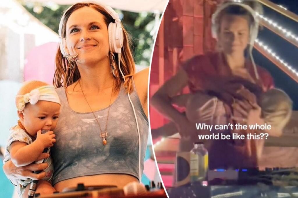 Top radio DJ breastfeeds while live on air