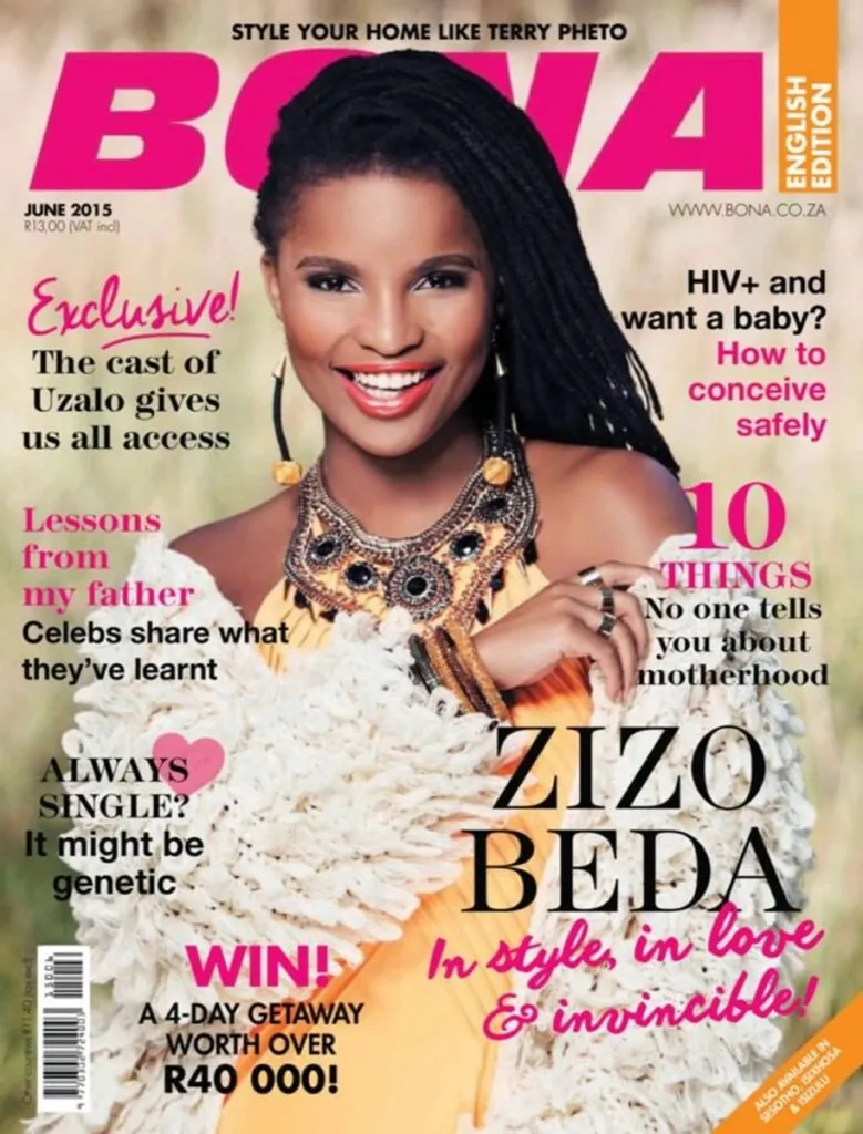 What’s Hot: Gorgeous! Zizo Beda graces Bona magazine cover