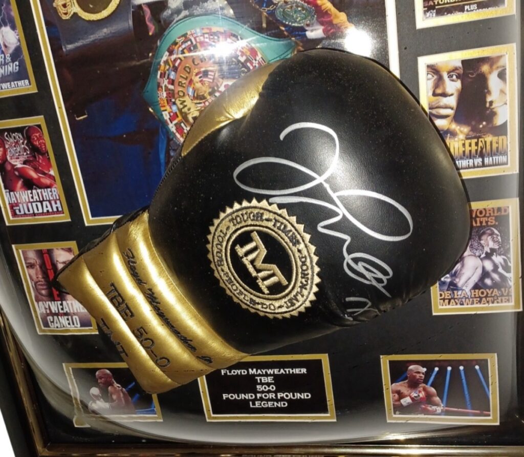 What’s Hot: Touch shows off autographed Floyd Mayweather gloves