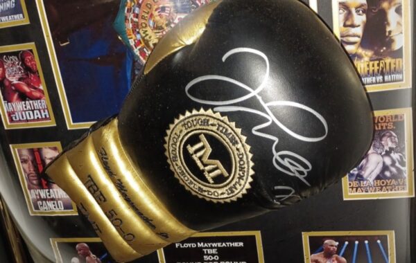 What’s Hot: Touch shows off autographed Floyd Mayweather gloves