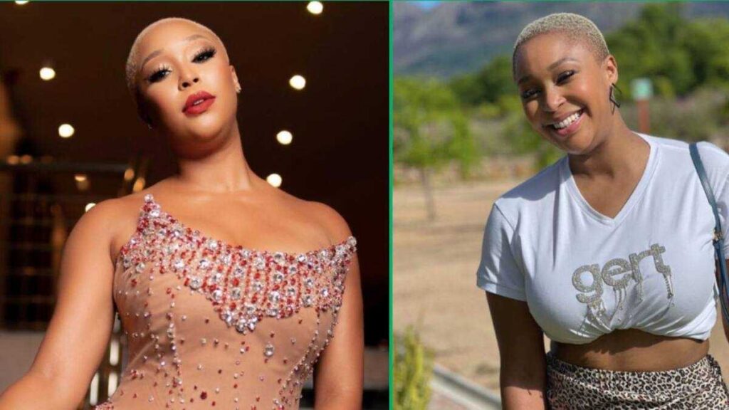 What’s Hot: Watch: Minnie Dlamini’s beach ball skills
