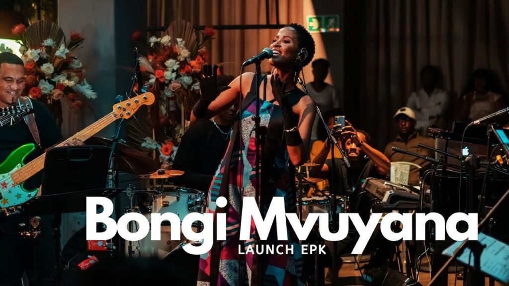 Album cover fitting with Bongi Mvuyana