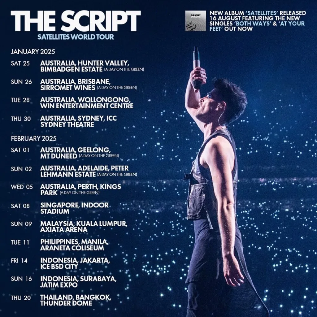 The Script coming back to SA!