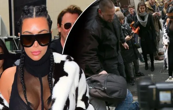 Kim Kardashian flashes breasts to thousands of fans