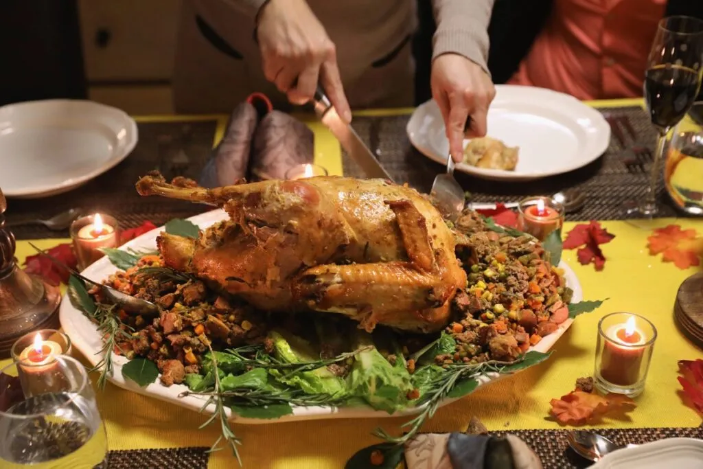 What was on your celebrity thanks giving plate?