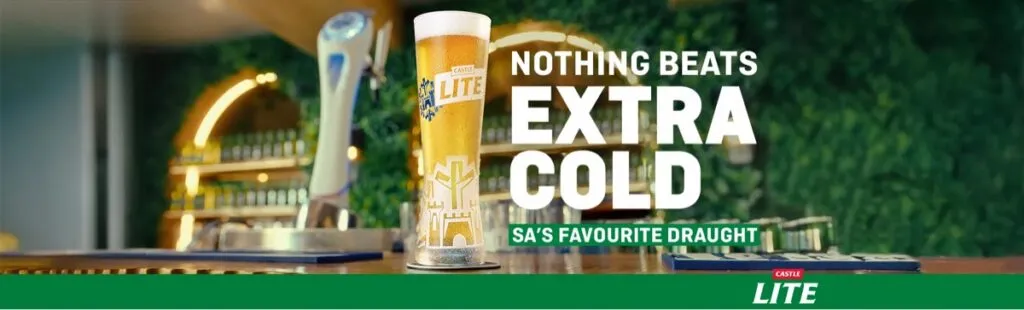 Castle Lite Turns Melville Extra Cold