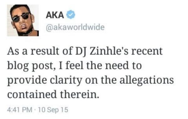 AKA defends local artists/music in Twitter rant