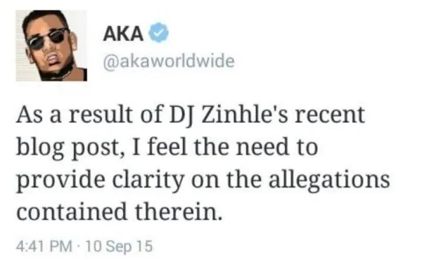 AKA defends local artists/music in Twitter rant