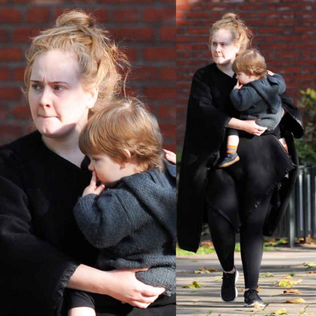 Adele names baby Angelo James