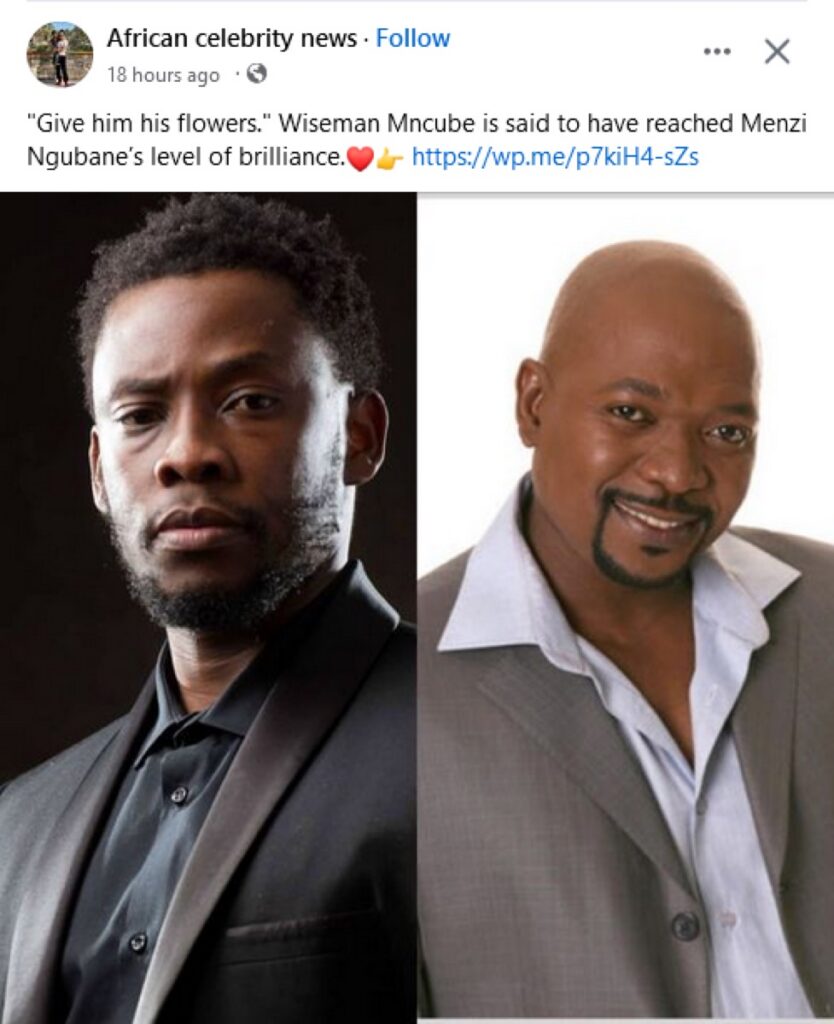 Menzi Ngubane confesses to seperation