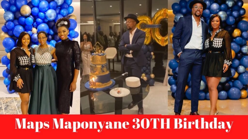Inside Maps Maponyane’s Surprise 30th Birthday Party