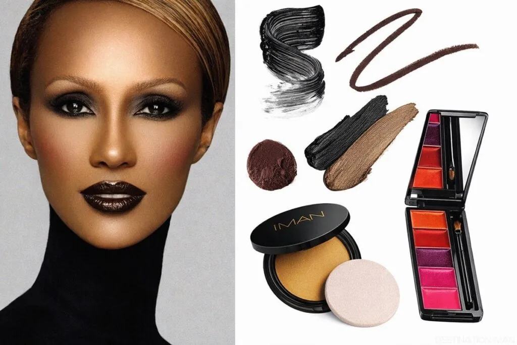 Khanya is the new face of IMAN Cosmetics