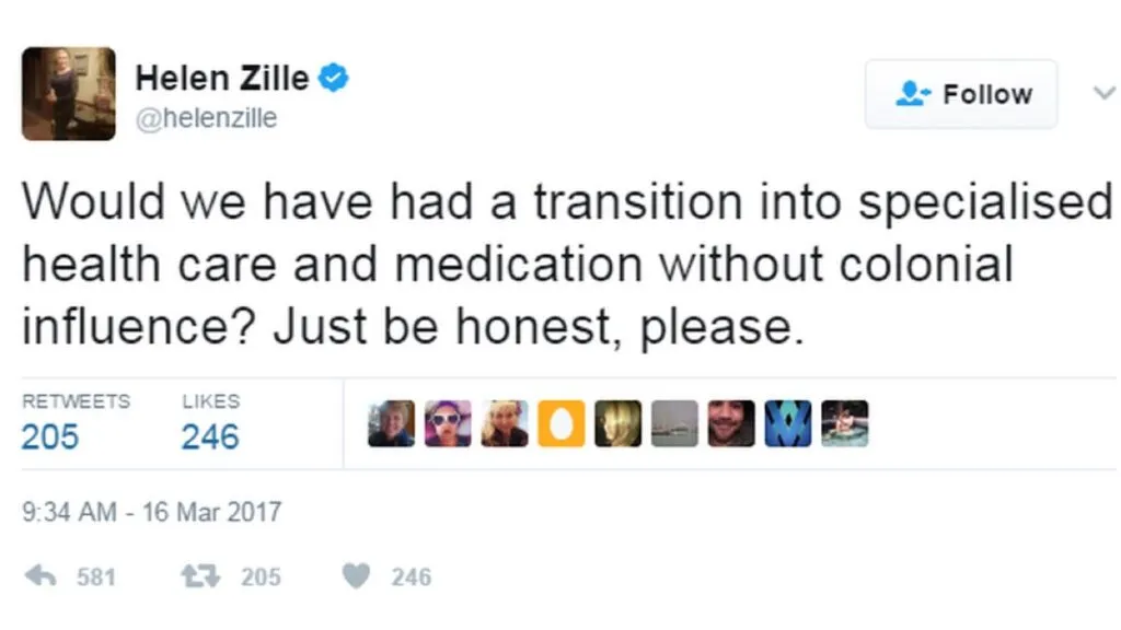 Helen Zille tweets about rat bite!