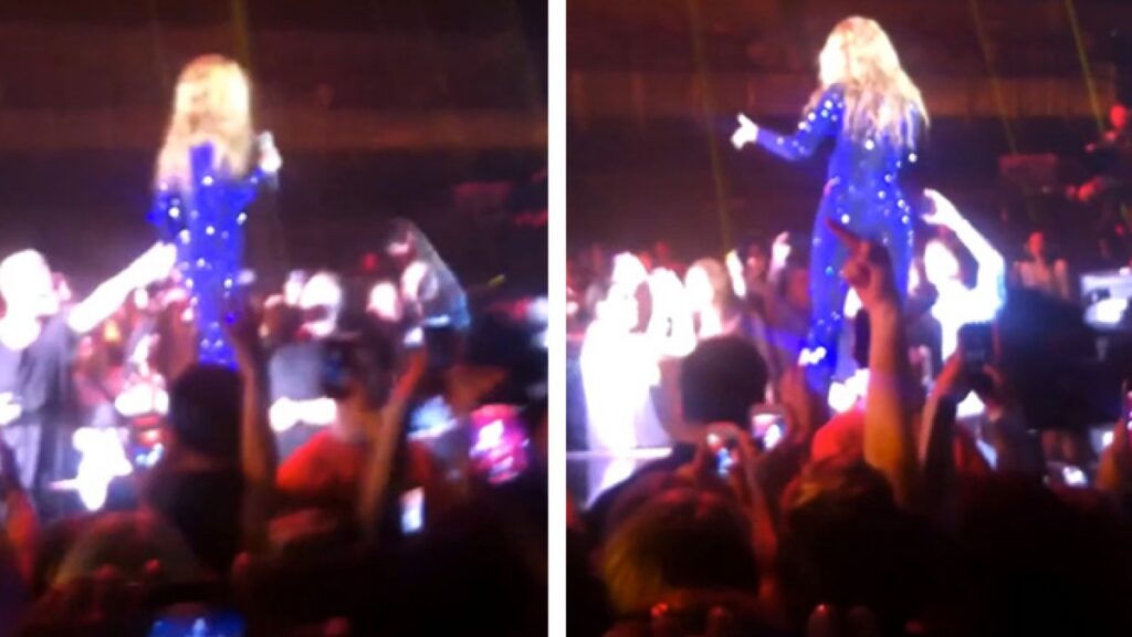 Beyonce’s booty gets slapped by fan