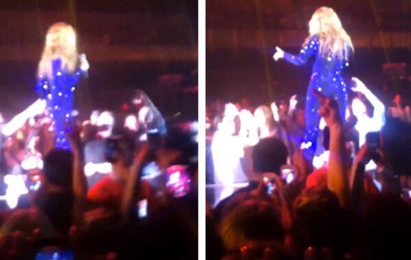 Beyonce’s booty gets slapped by fan