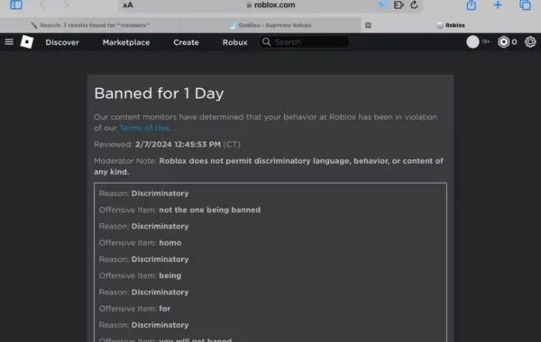 Of Good Report: BANNED!