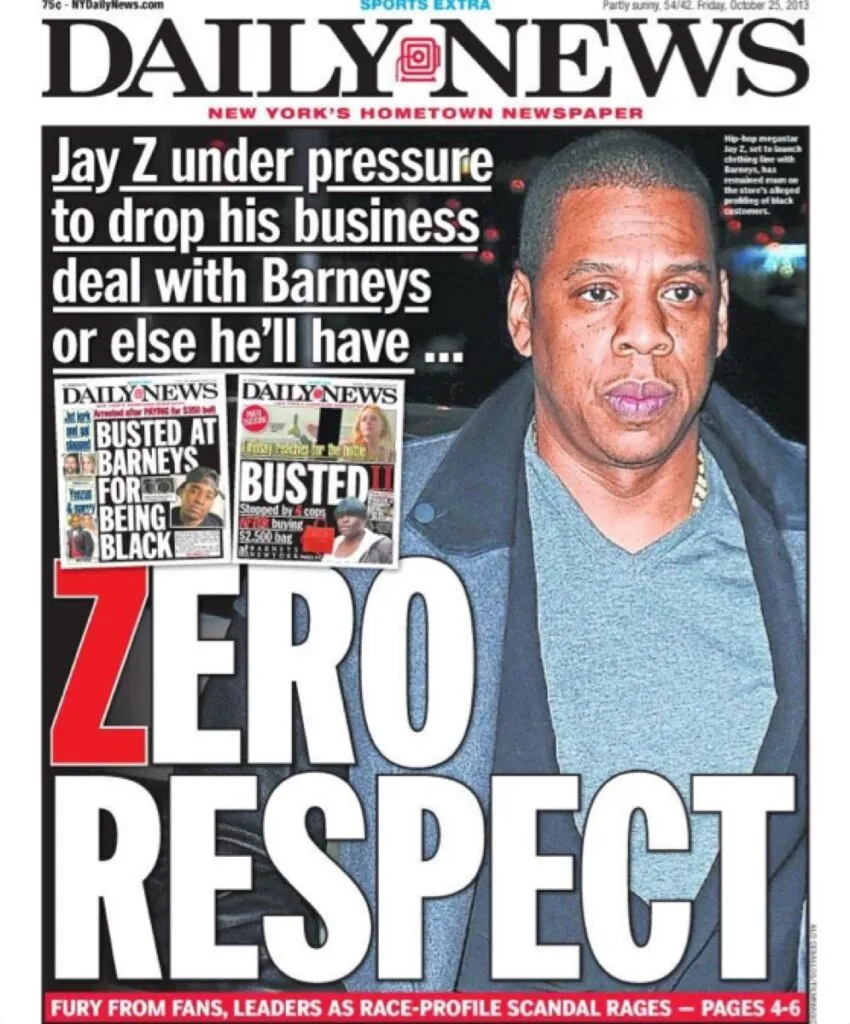 Jay Z asked to drop Barneys partnership