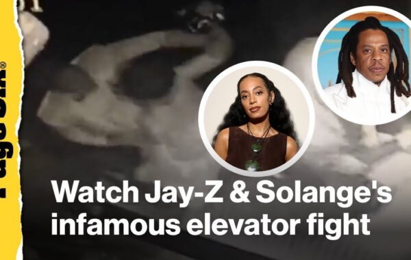 Solange KLAPS! Jay-Z in an elevator