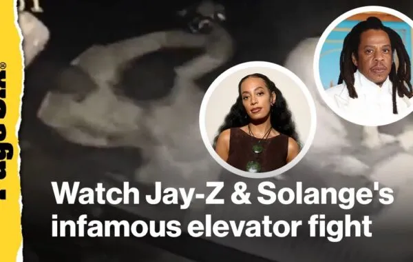 Solange KLAPS! Jay-Z in an elevator