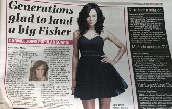 Carmel Fisher makes her debut on Generations