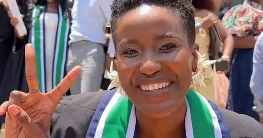 Masasa Mbangeni is heading back to university