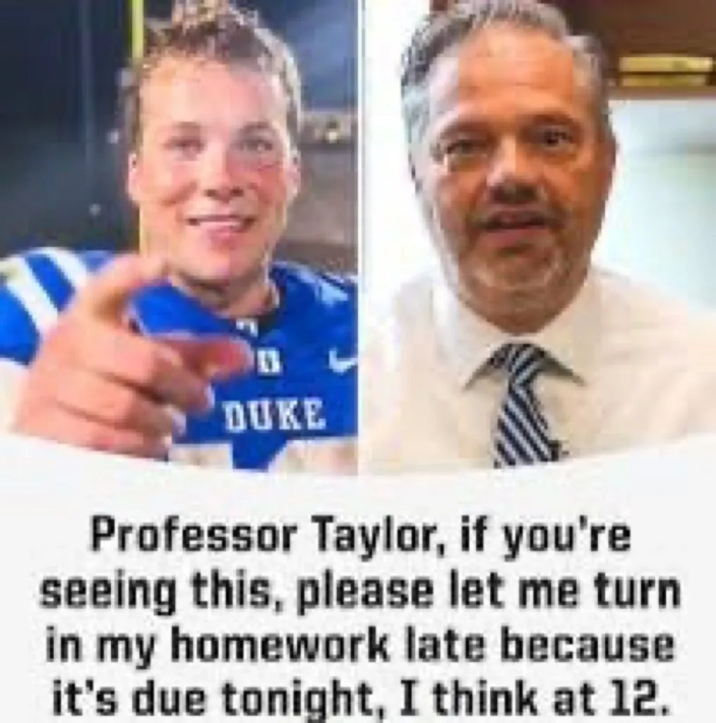 Professor ditches his fans?