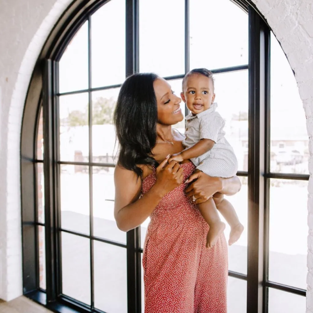 Kia Johnson: The joys of being a celebrity mom