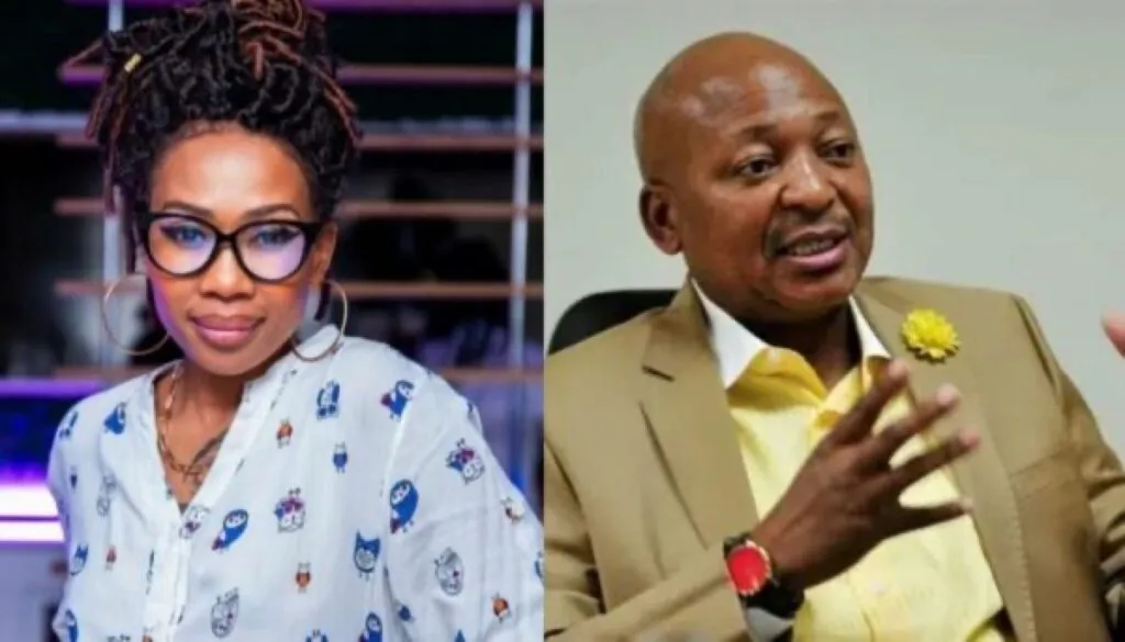Dineo Ranaka ready to roast Kenny Kunene