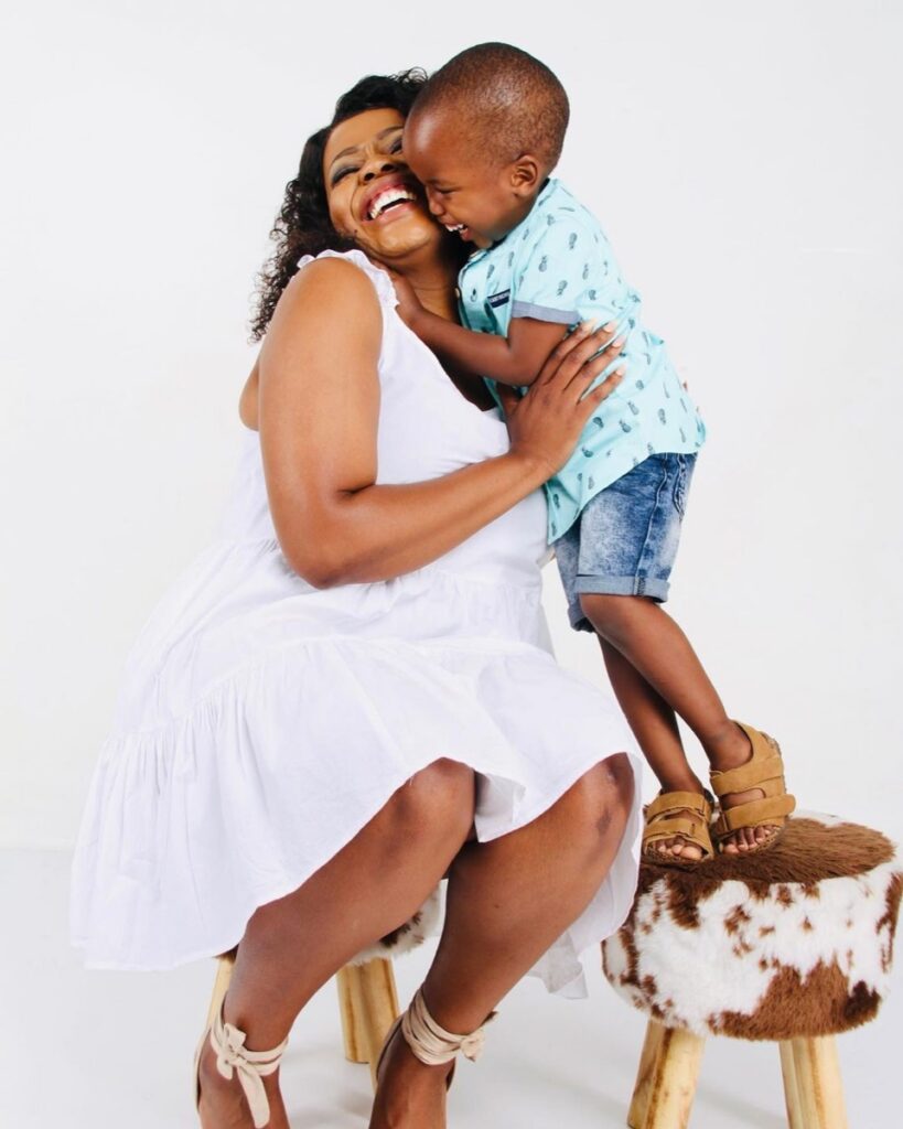 Leera Mthethwa Shows Off Her Son