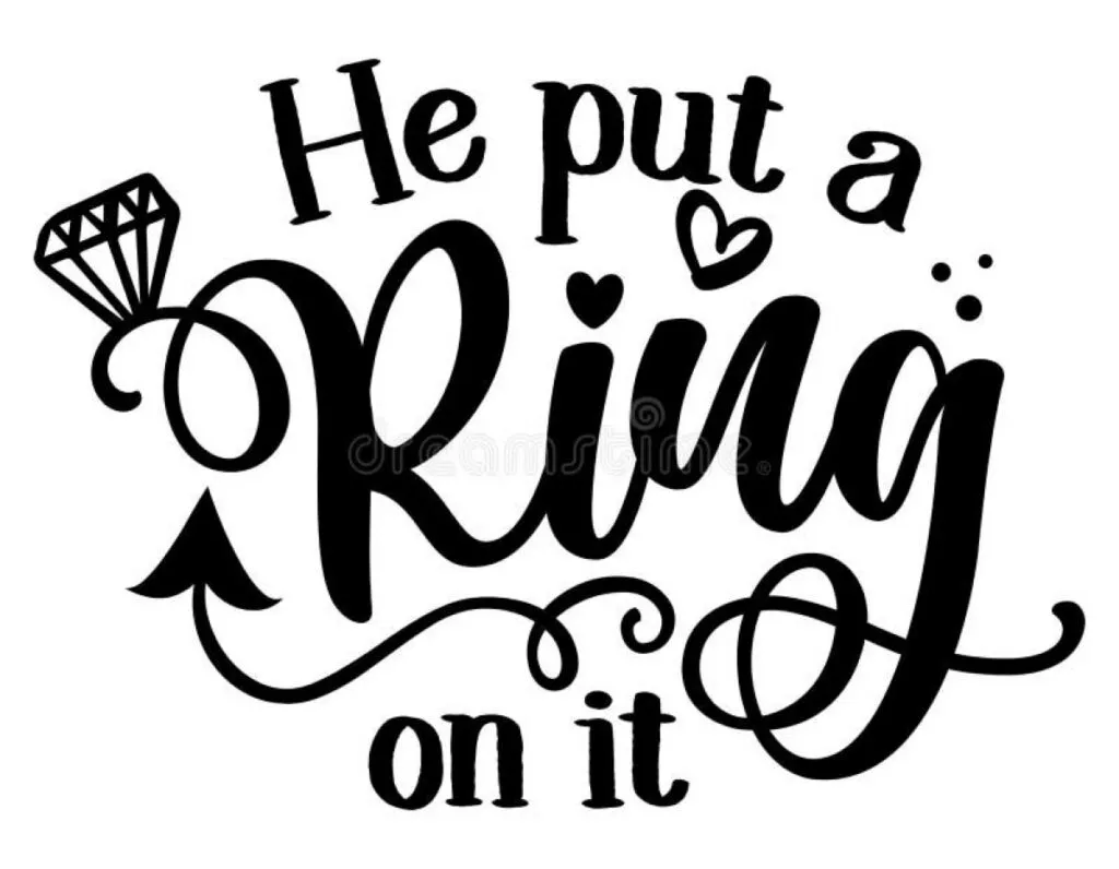 He put a ring on it!