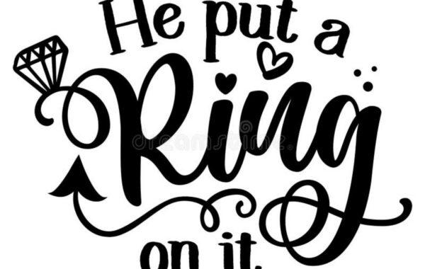 He put a ring on it!