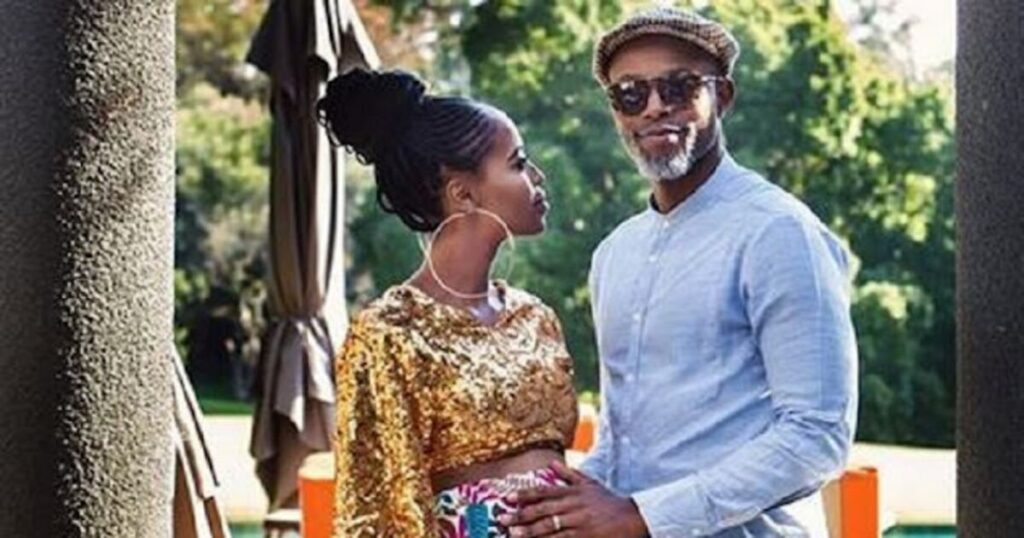 What’s Hot: Cute: Thapelo Mokoena on Mamas & Papas cover with son