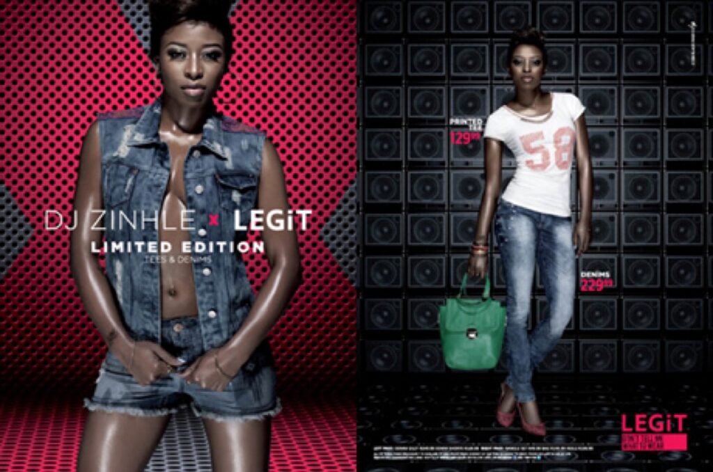 Photos: DJ Zinhle is the new face of Legit