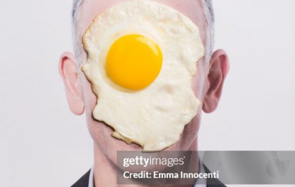 Simon Cowell smeared with egg in his face