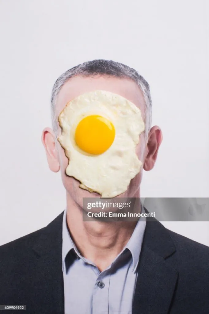 Simon Cowell smeared with egg in his face