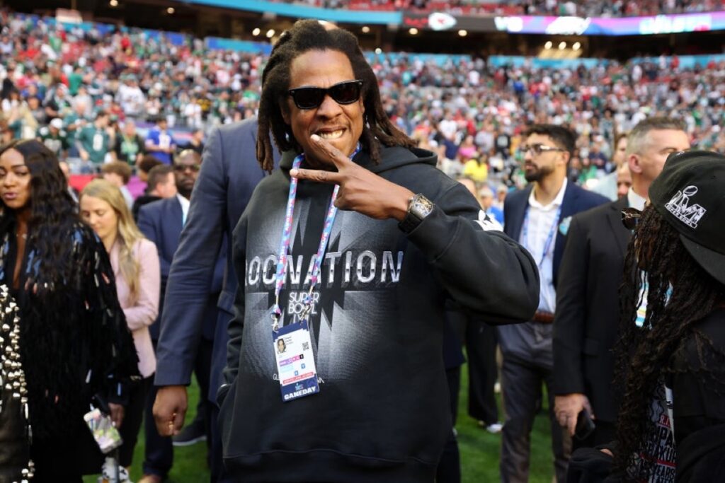 Jay-Z’s Superbowl celebration